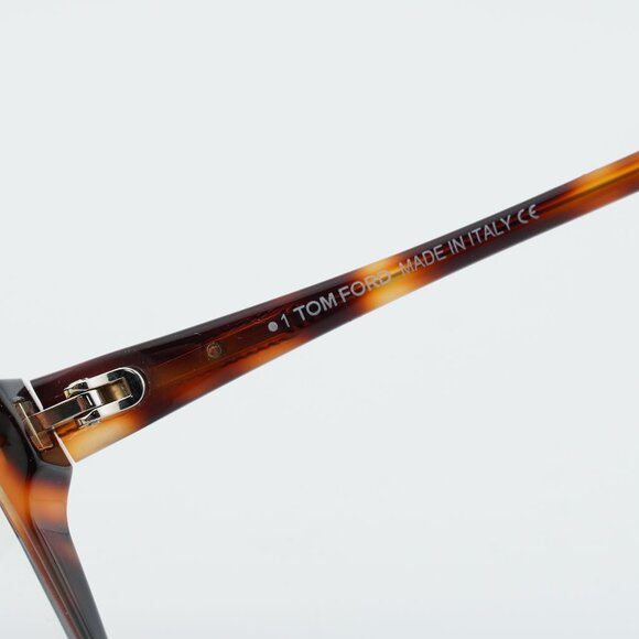 New Authentic Tom Ford FT5825-B-053-55 Cat Eye Eyeglasses Tom Ford FT5825-B 053 Eyeglasses Havana 55mm Cat Eye Frame  main image 3